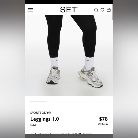 Bundle of 2 SET Active leggings size medium - NWT - Picture 9 of 9